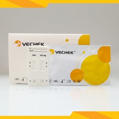 FHV+ FCV 항원 캄보 신속 시험 카세트 분비 5 분